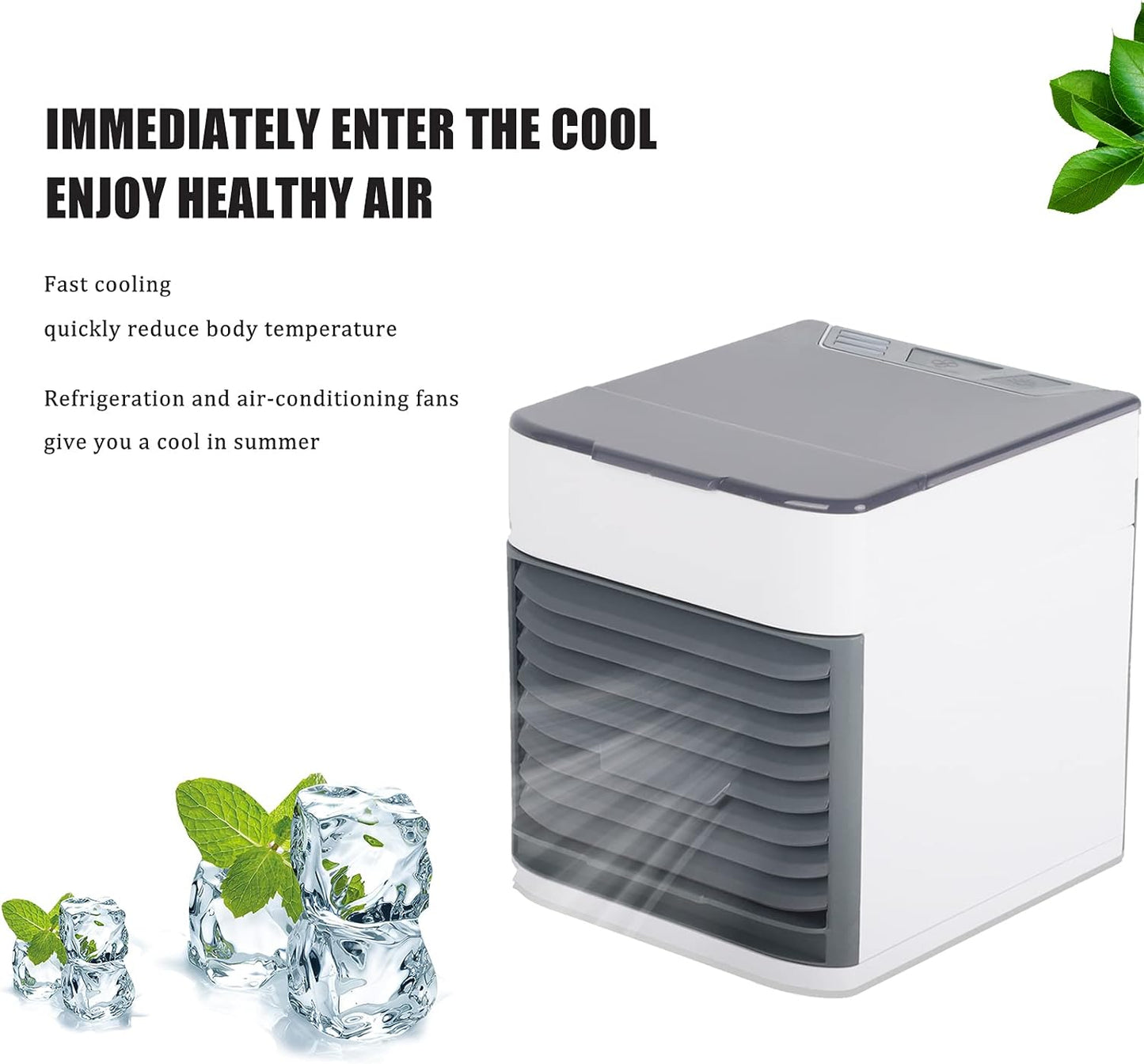 Elexer Air Conditioner Humidifier Portable Mini Air Cooling Fan
